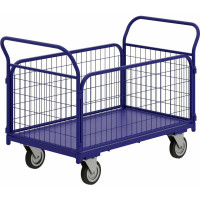 Платформенная тележка с сетчатыми бортами RUSKLAD ТС 6, 800x1200 мм, d200 мм ТС 6 200