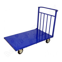 Платформенная усиленная тележка RUSKLAD ТПУ 5, 700x1200 мм, d200 мм усиленные ТПУ 5 200 у