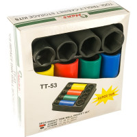 Набор ударных тонкостенных торцевых головок (1/2") 8 шт. Hans TT-53