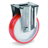 Колесо с нержавеющей стационарной опорой (80 мм; 120 кг; INOX) Tellure rota 605101