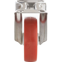 Колесо с нержавеющей стационарной опорой (80 мм; 120 кг; INOX) Tellure rota 605101