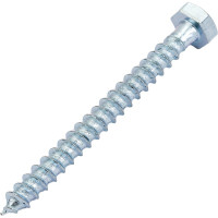 Сантехнический болт DIN 571 оцинкованный 6х60, 4шт - пакет Tech-Krep/Zitar 102582