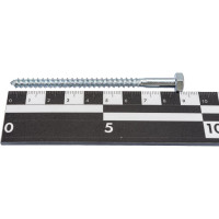 Сантехнический болт DIN 571 оцинкованный 6х90, 30шт - коробка Tech-Krep 126551