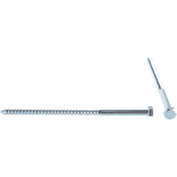 Сантехнический болт DIN 571 оцинкованный 6х120, 30шт - коробка Tech-Krep 126553