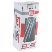 Сантехнический болт DIN 571 оцинкованный 6х120, 30шт - коробка Tech-Krep 126553