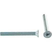 Винт DIN 965 с потайной головкой, оцинкованный М5х40, 60шт - коробка Tech-Krep 105239