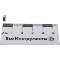 Шестигранная гайка DIN 934 оцинкованная М4, 500шт - коробка Tech-Krep 105245