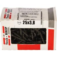 Саморез ШСГД Zitar 3,8x25 200 шт, коробка с окном 102120