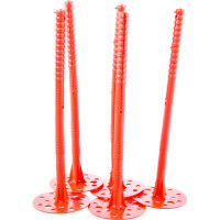 Дюбель для теплоизоляции с металлическим гвоздём с термоголовкой 10х200, 200шт Tech-Krep 130102