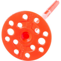 Дюбель для теплоизоляции с металлическим гвоздём с термоголовкой 10х200, 200шт Tech-Krep 130102