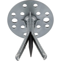 Дюбель для теплоизоляции с пластиковым гвоздём 10х80, 50шт - пакет Tech-Krep 101706