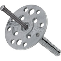 Дюбель для теплоизоляции с пластиковым гвоздём 10х80, 50шт - пакет Tech-Krep 101706