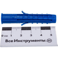 Распорный дюбель Чапай 10х60 шипы+усы, полипропилен 10шт - пакет Tech-Krep 111125