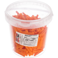 Универсальный дюбель 6х37 полипропилен 350шт - ведро Tech-Krep 104642