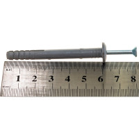 Дюбель-гвоздь 6х60 гриб, полипропилен 40шт - коробка Tech-Krep 112711