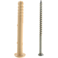 Дюбель-гвоздь 6х60 гриб, нейлон 100шт - ведро Tech-Krep 101332