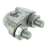 Дугообразный зажим троса 5мм DIN741 2шт - ярлык Tech-Krep 102736