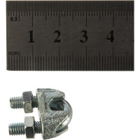 Дугообразный зажим троса 5мм DIN741 2шт - ярлык Tech-Krep 102736