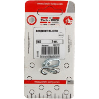 Соединитель цепи М3 2шт - ярлык Tech-Krep 102772