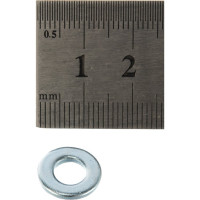 Плоская оцинкованная шайба DIN125а М6 300шт - коробка Tech-Krep 105259