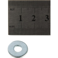 Кузовная оцинкованная шайба DIN9021 М4 500шт - коробка Tech-Krep 105263