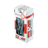 Универсальный саморез Tech-Krep 110х6,0 мм 50 шт оцинкованный, коробка с окном 102213