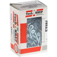 Универсальные саморезы Zitar 20x3,5 мм 200 шт оцинкованные коробка с окном Tech-Kr 102169