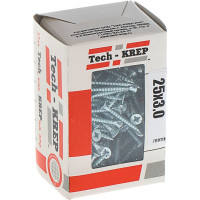 Универсальные саморезы Zitar 25x3,0 мм 200 шт оцинкованные коробка с окном Tech-Kr 102163