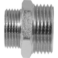 Ниппель - переходник бочонок 1" х 3/4" н/н MPF ИС.072175