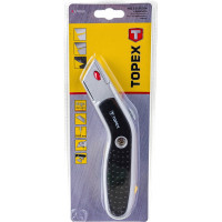 Нож с трапециевидным лезвием TOPEX 17B160