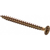 Универсальный саморез Tech-Krep 40х3,5 мм 200 шт желтый, коробка с окном 102236