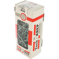 Универсальные саморезы Zitar 50x4,0 мм 200 шт оцинкованные коробка с окном Tech-Kr 102184