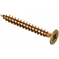 Универсальный саморез Tech-Krep 50х6,0 мм 100 шт желтый, коробка с окном 102270