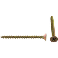 Универсальный саморез Tech-Krep 70х6,0 мм 75 шт желтый, коробка с окном 102272