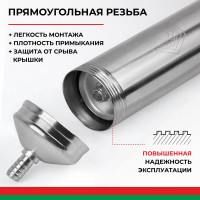 Плунжерный маслозаливной шприц БелАК 1000 мл БАК.00221