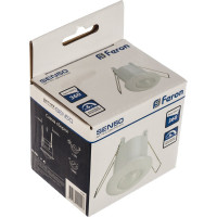 Датчик движения и освещенности 500W 6 м 360 белый Feron SEN50 22066