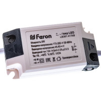 Светодиодный встраиваемый светильник 6W 6400K белый FERON AL500 27996