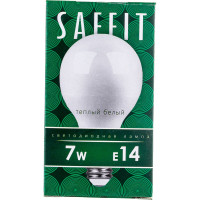 Светодиодная лампа SAFFIT SBG4507 Шарик E14 7W 2700K 55034