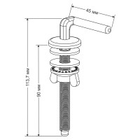Крепёж сиденья унитаза MasterProf пара ИС.131948