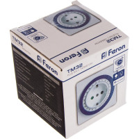 Суточная розетка с таймером FERON ТМ32 3500W/16A, 230V 23203