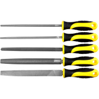 Набор напильников с рукояткой 5шт Berger BG BG1147