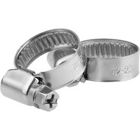 Обжимной хомут из нержавеющей стали MasterProf 12-20 мм, 2 шт ИС.140237
