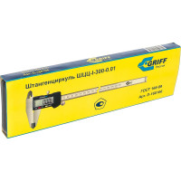 Штангенциркуль GRIFF ШЦЦ-I-300-0,01 ГОСТ 166-89 D168106