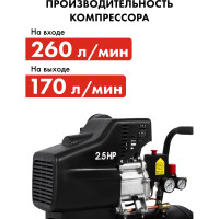 Поршневой масляный компрессор QUATTRO ELEMENTI KM 50-260 248-498