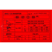 Сварочный полуавтомат СПЕЦ MAG-135 INVERTOR