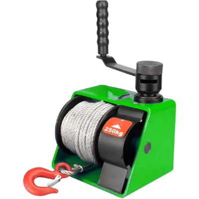 Ручная лебедка с червячным редуктором EURO-LIFT VS-500 00009337 (г/п 500 кг, 25м)