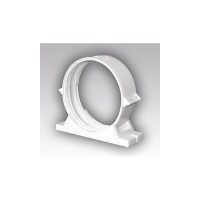 Держатель-соединитель пластик с уплотнителем 125 мм ERA 12,5ДСКП 210-101