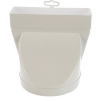 Соединитель эксцентриковый плоского воздуховода с круглым 60х204/D160, пластик ERA 620СП16КП 210-046