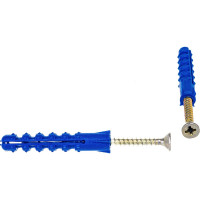 Дюбель ежик VIPКрепеж для крепления плинтусов 8х50 4 шт 13908 VIPS
