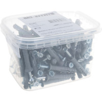 Дюбель-гвоздь Качественный Крепеж потайной бортик 6х40 100 шт 0500615 КЧ